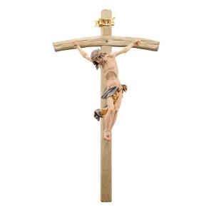 Christus barock mit gebogenem Kreuz
