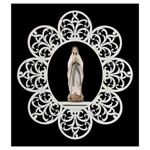 Ornament mit Madonna Lourdes stilisiert