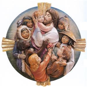 Jesus mit den Kindern der Welt