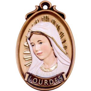 Medaillon Büste Lourdes