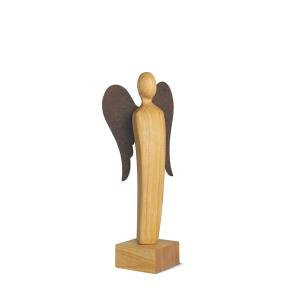 Engel Skulptur Kirschen Holz