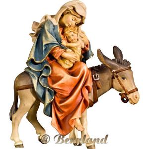 Maria auf Esel zu Flucht