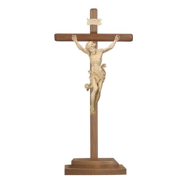Christus Leonardo auf Stehkreuz gerade - natur
