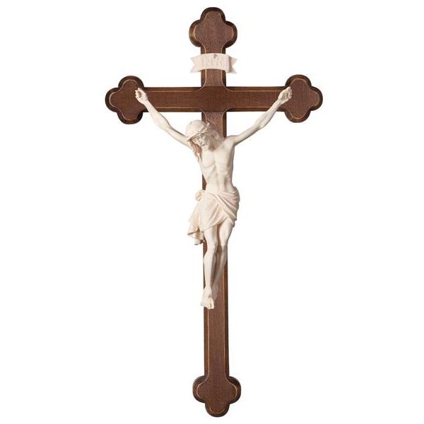 Christus Siena auf Balken Barock dunkel - natur