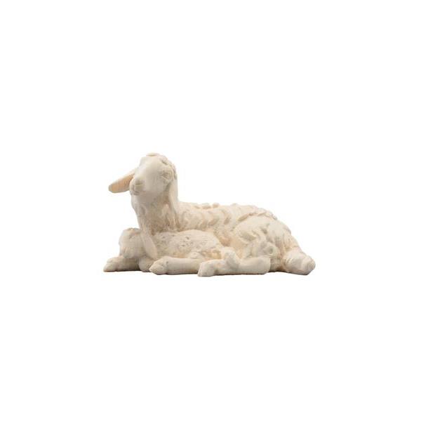 SI Schaf liegend mit Lamm schlafend - natur