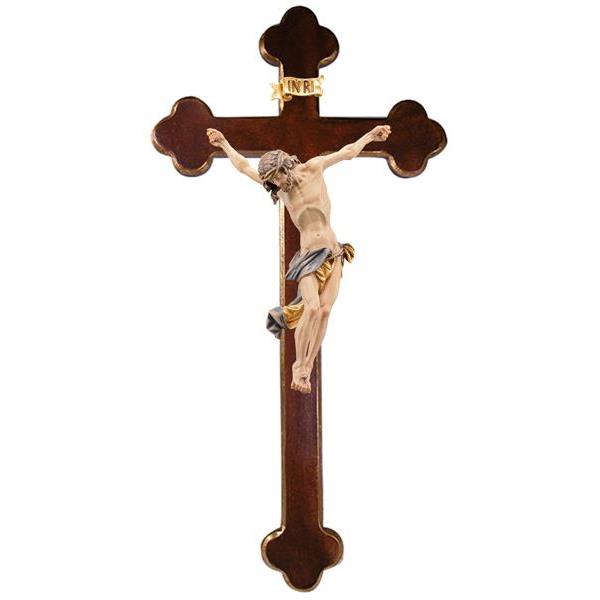 Christus barock mit Kreuz barock - color