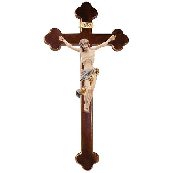 Christus Benedikt mit Kreuz barock - color