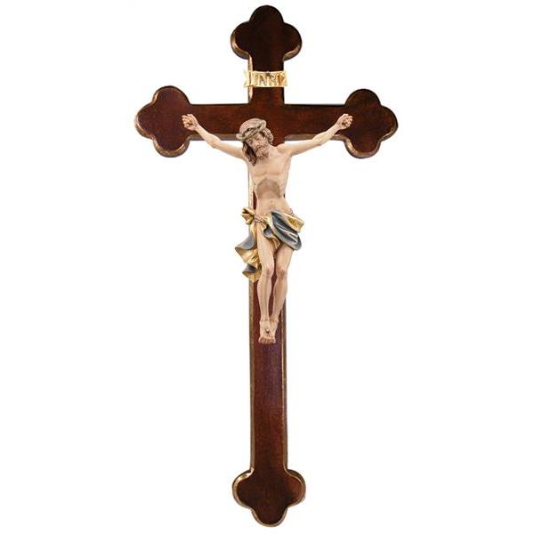 Christus Insam mit Kreuz barock - color