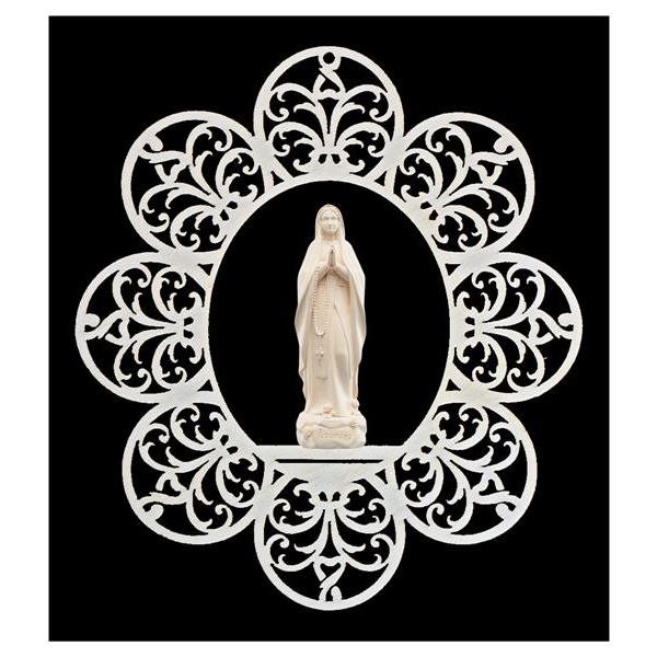 Ornament mit Madonna Lourdes stilisiert - natur