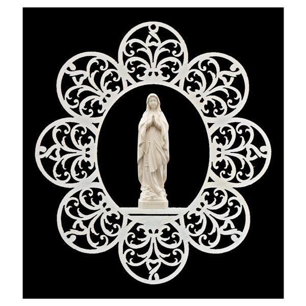 Ornament mit Madonna Lourdes - natur