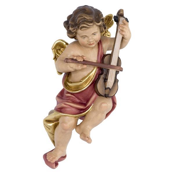 Musizierende Putte mit Geige - natur