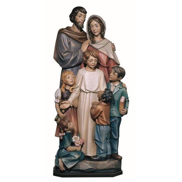 Heilige Familie mit Kinder - Fiberglass COLOR