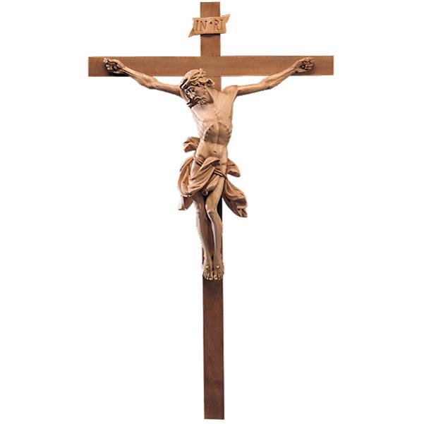 Wuerzburger Kruzifix Kreuz L. 48 cm - lasiert