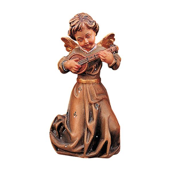 Engel kniend mit Mandoline - lasiert