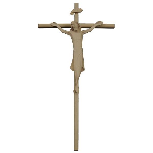 Kruzifix Raphael, mit geradem Kreuzbalken - natur
