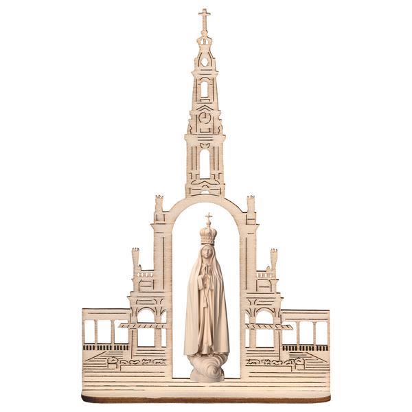 Madonna Fátima mit Krone + Basilika - natur