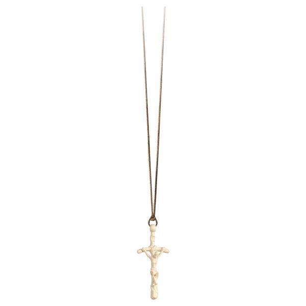 Papstkreuz Halskette - natur