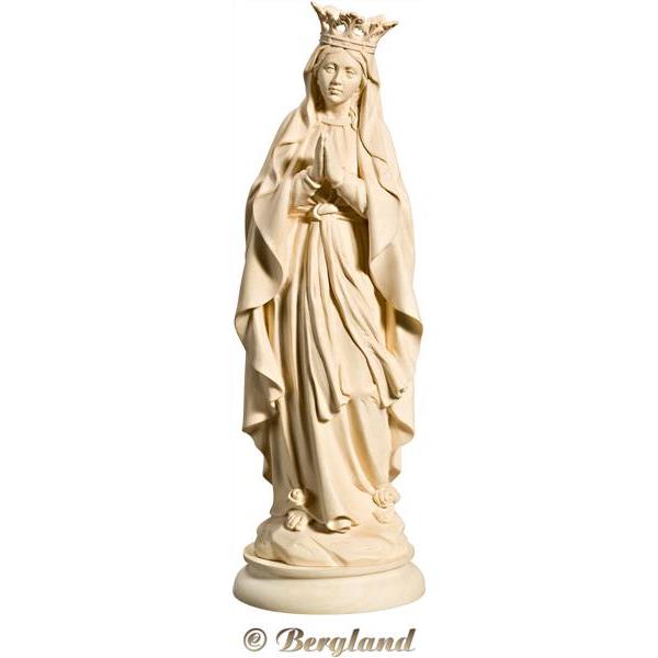 Madonna von Lourdes mit Krone - natur