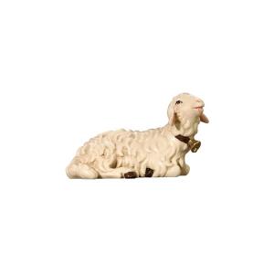 Schaf liegend mit Glocke