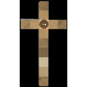 Kreuz der Apostel mit Messingkugel