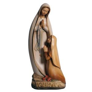 Madonna Lourdes mit Bernadette stilisiert