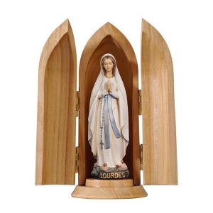 Madonna Lourdes stilisiert in Nische